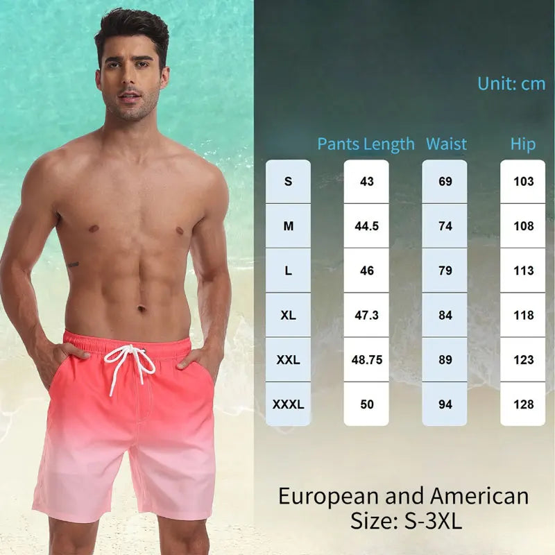 Men's Casual Large Size Beach Pants Corner Milk Silk Inner Street Clothing Breathable Soft Casual Daily Streetwear Short Men Qme
