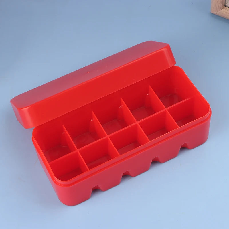 Multi-format Hard Plastic Film Storage Box Case Container 135 Black Qme Red