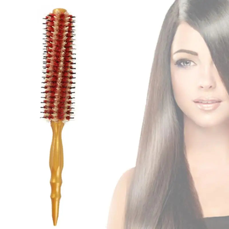 Detangling Comfortable Handle Salon Supplies Hair Styling Comb Round Qme