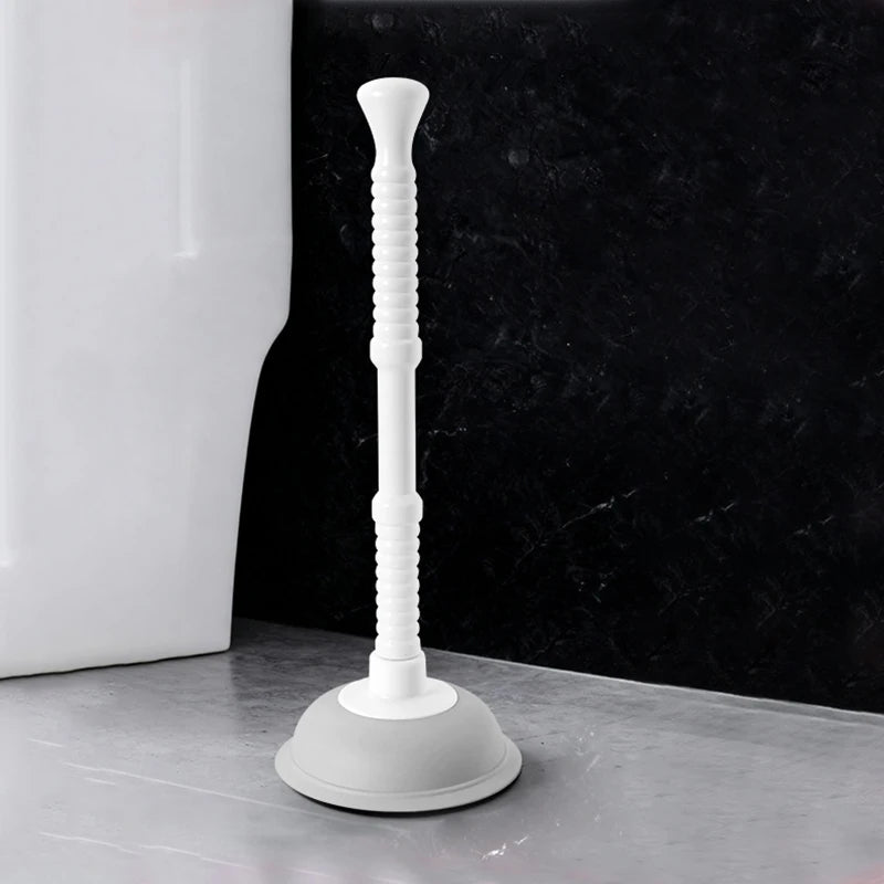 Plastic Toilet Plunger Anti-clogging Drain Cleaner Pipe Dredging Qme A