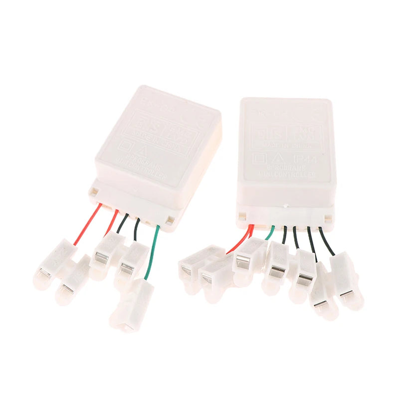 LED String 2 4 Way 8 Modes Lights Twinkle EK-04 Dimmer Flexible Strip Qme