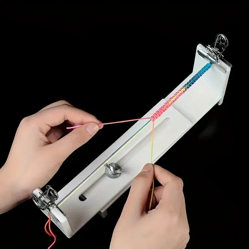 Creative weaving rope tool, handmade weaving fixture bracelet and necklace maker, professional and practical tool Qme