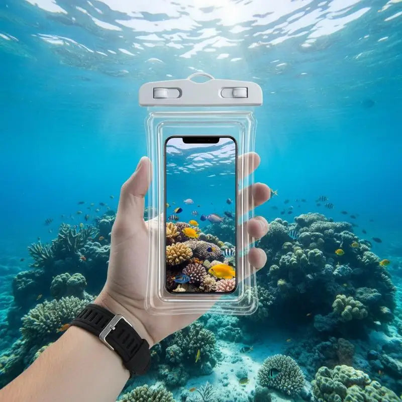 Waterproof Phone Pouch Drift Diving Swimming Bag Underwater Dry Case Qme