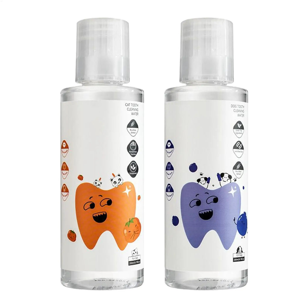Dog Breath Water Additive 200ml Natural Healthy Bad Breath Remover Solution for Indoor Outdoor Travel Brushing Grooming Health Qme