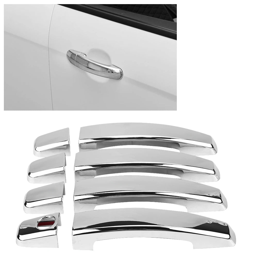Car Electroplating Door Handle Cover Trim for 2008-2016 Door Handle Cover Door Handle Cover Trim Qme