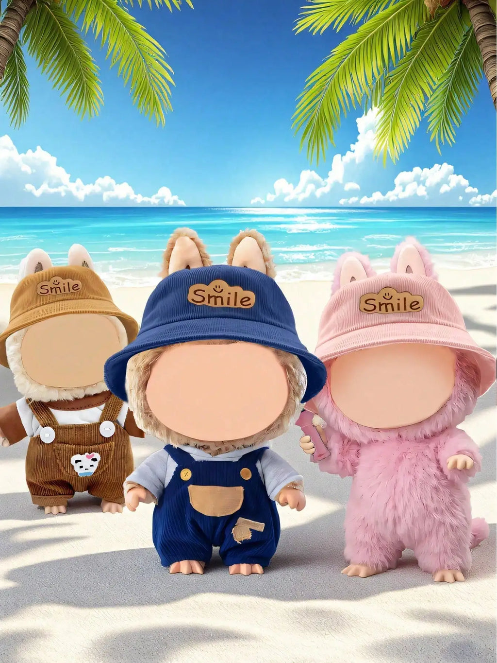 Best-selling Labubu Fisherman Hat Hanging Decoration Accessories Qme