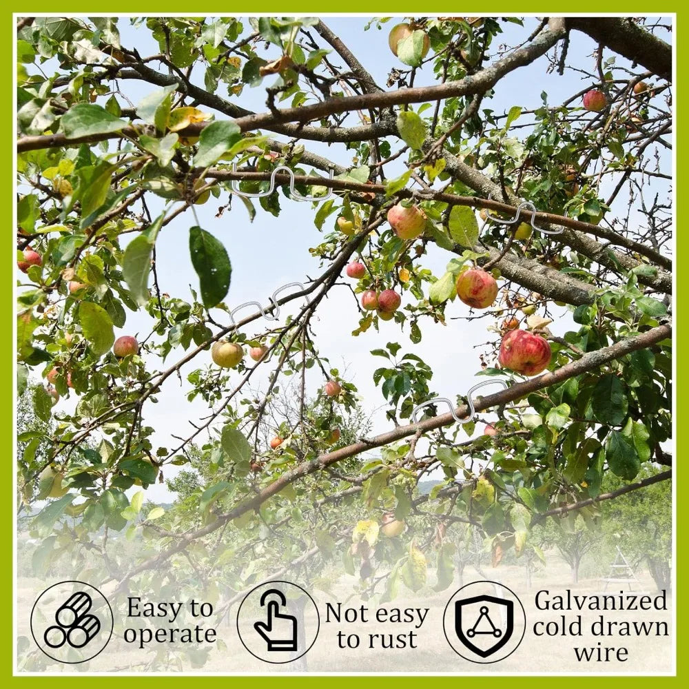 10/30Pcs Fruit Tree Branch Shape Fixator M-Type Branch Trainer Angle Benders Reusable Fruit Tree Support Holder Vine Trainers Qme