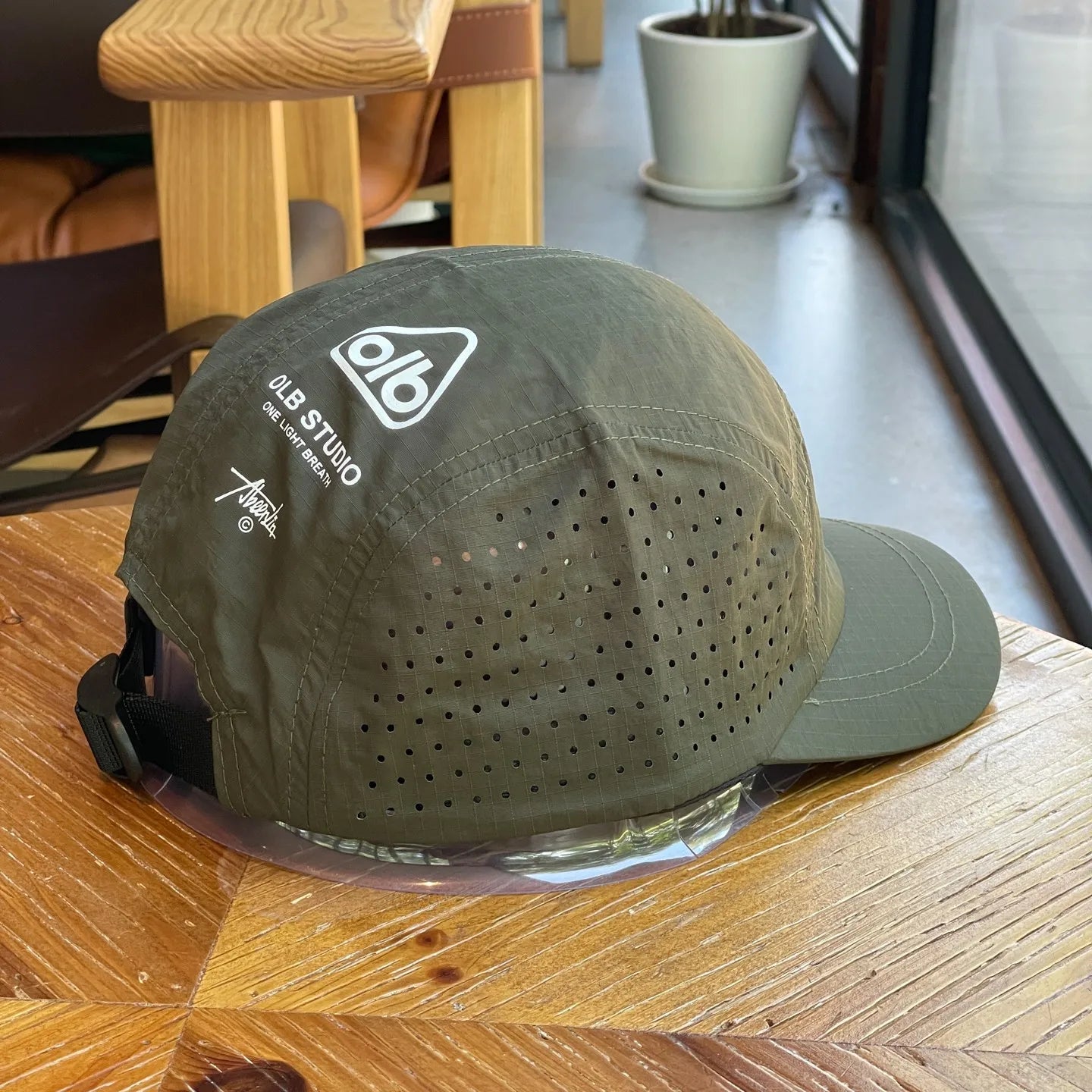 Summer Thin Quick-drying Cap Mesh Breathable Short Brim Hat Outdoor Qme green