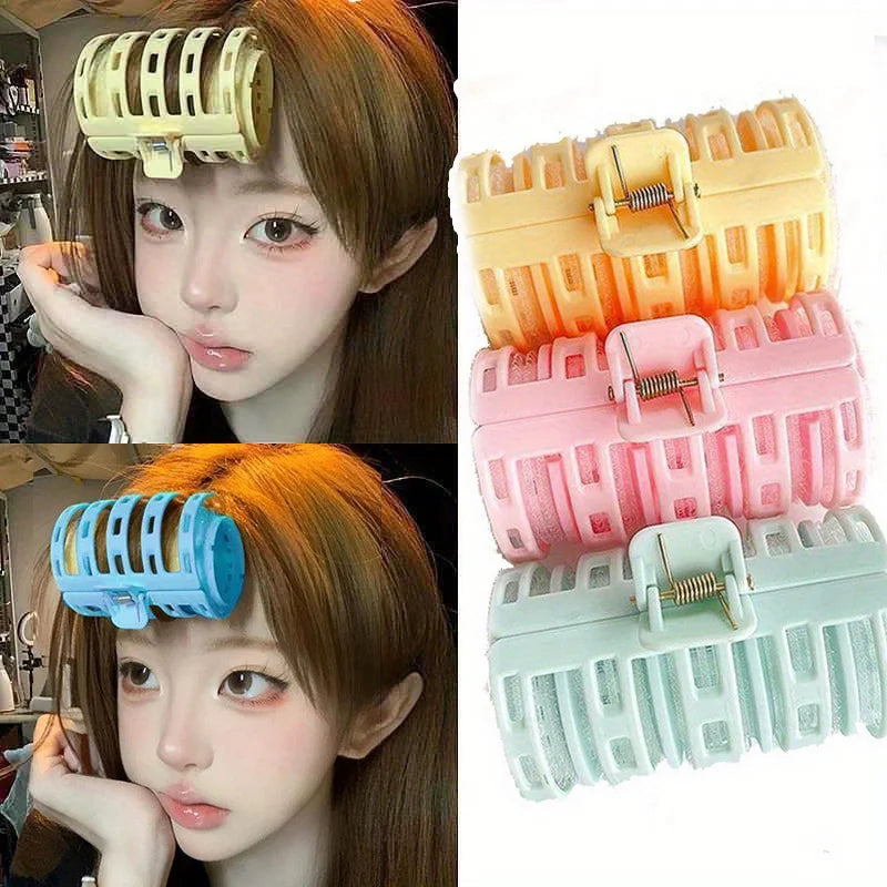 Plastic Volumizing Bangs Hair Clips Lazy Fluffy Root Curling Hair Clamp No Heat Hair Styling Tool Women Hair Accessory Qme