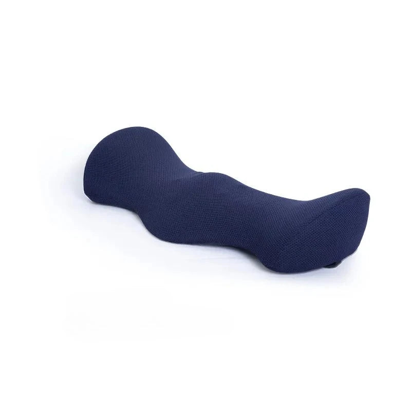Waist Support Pillow Memory Foam Lumbar Cushion Relief Pregnancy Qme Blue