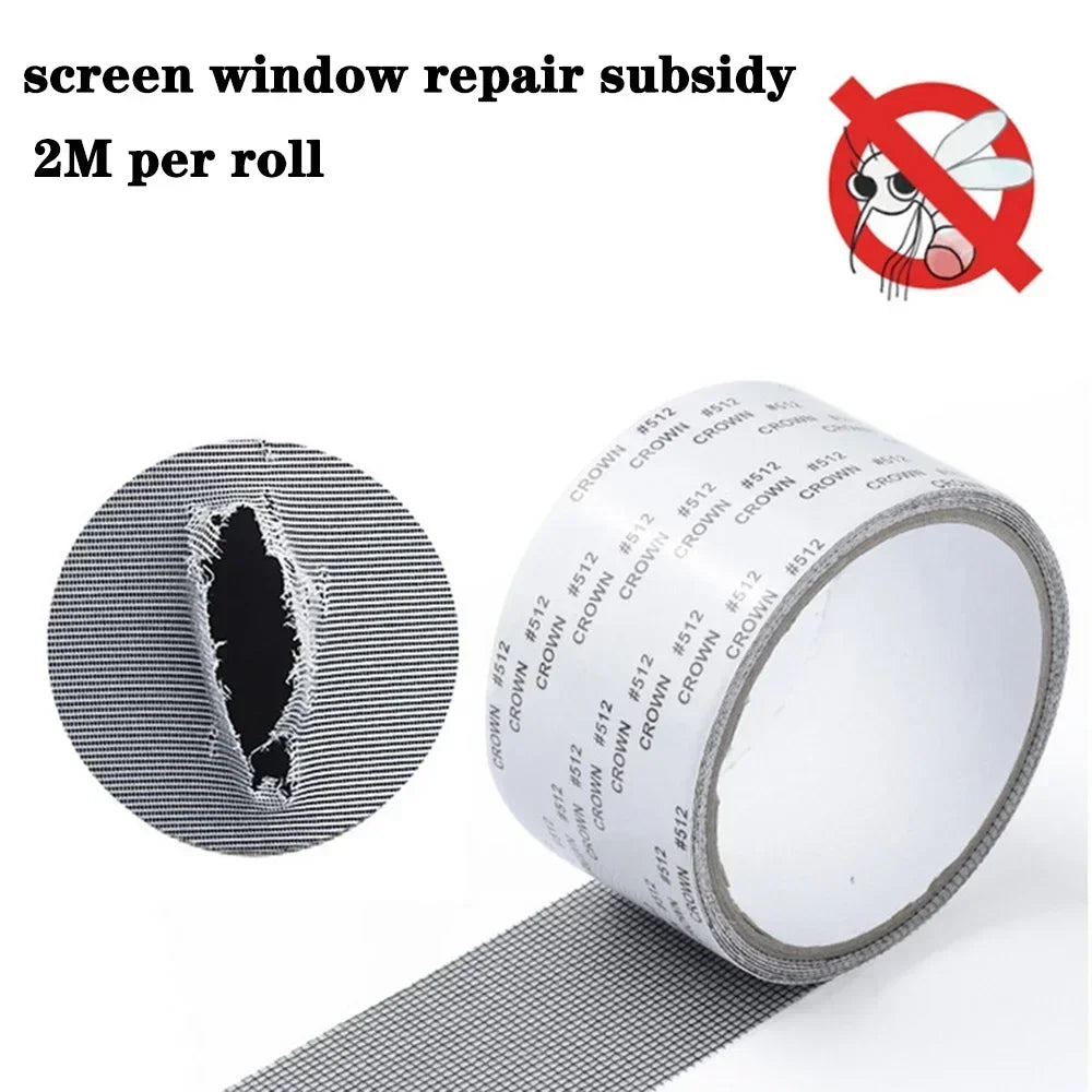 1ps Easy-to-Apply Waterproof Window Screen Repair Tape – Keep Mosquitoes Out with Our Anti-Insect, Self-Adhesive Mesh Patch Qme