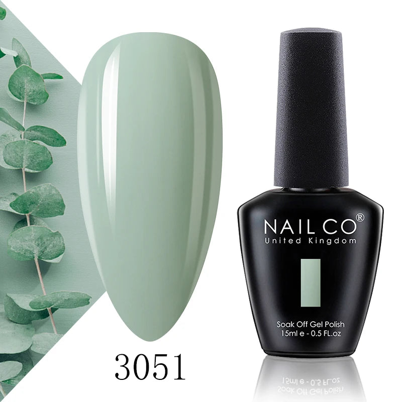 NAILCO 131 Colors Nail Gel Polish Off LED Semi Permanant Art Hybrid Qme 3051