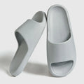 2024 Fashion Women Slippers Summer Flat Sandals Lightweight EVA Home Bathroom Slippers Massage Couples Indoor Slides Shower Shoe Qme A-Gray 36-37