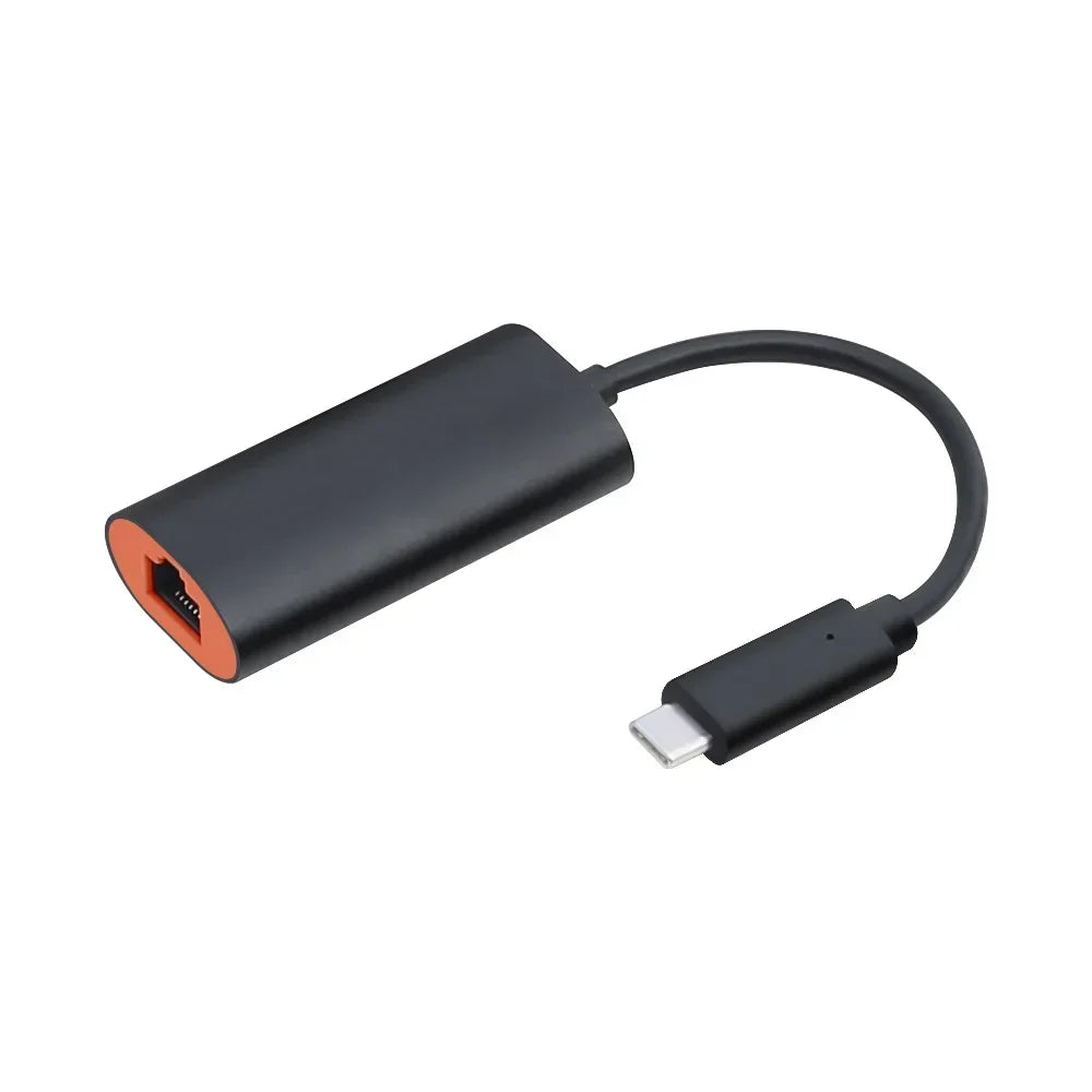 USB C Ethernet Adapter Network Card USB-C To Ethernet RJ45 Lan for MacBook Windows 7/8/10 Type C Ethernet 10/100/1000Mbps Qme TYPE-C