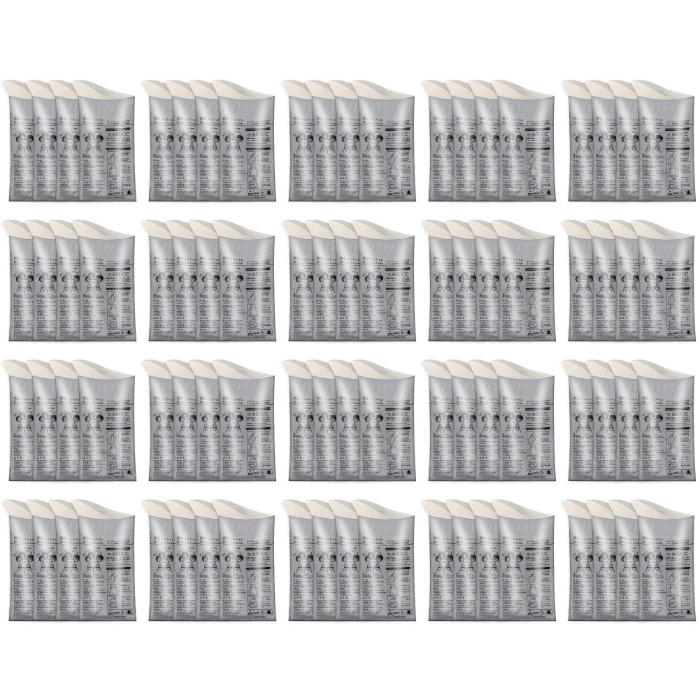 100-8PC Outdoor Emergency Urine Bags 600ml Disposable Travel Mobile Toilet Portable Urinal Bag for Female Baby Male Vomiting Bag Qme 80PCS