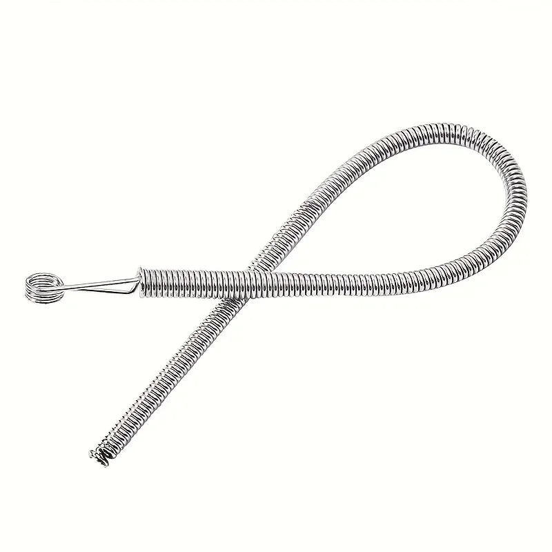 Efficient Threading Device - White Flexible Wire Tool for Tight Spaces, Effortless Cord Management & Threading in Narrow Areas Qme