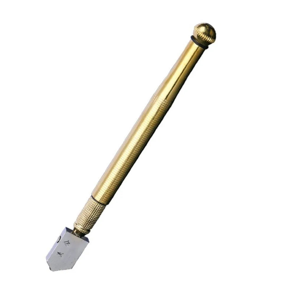175mm Diamond Glass Cutter Pen Anti Slip Grip Portable Cutting Tool for Glass Tile Stone Engraving Construction Working Use Qme Glass Cutter-1Pc