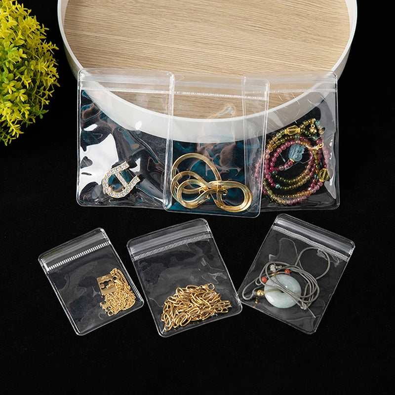 Storing Bracelets Rings Earrings Organizer Jewelry Small Self-sealing Qme