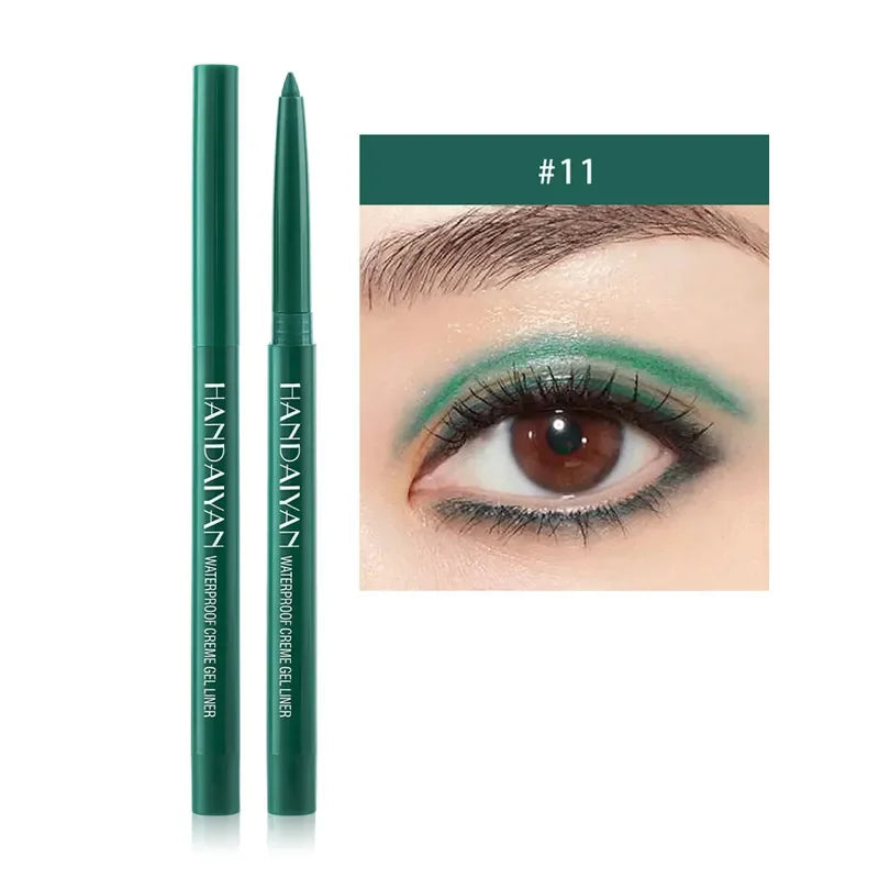 20 Colors Waterproof Matte Eyeliner Gel Long Lasting Professional Sweatproof Non-smudge Multicolor Ultra-fine Eyeliner Pencil Qme 11