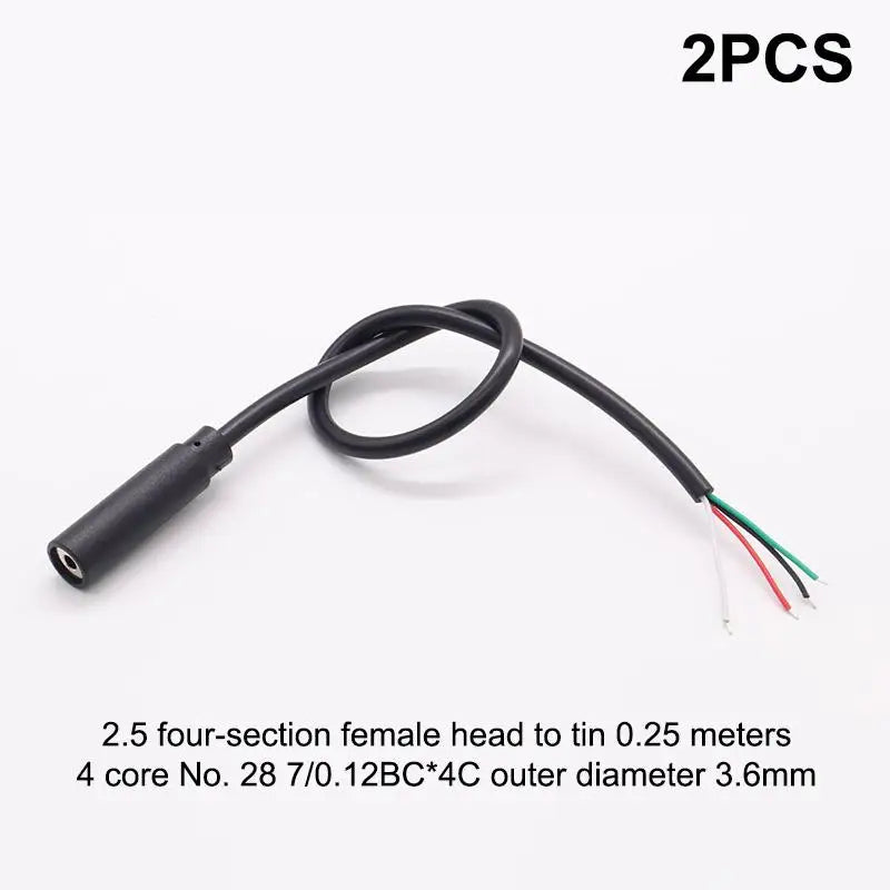 1 Mono Stereo Male Female Plug Jack Audio Connector 2Pin 3Pin 4Pin Qme A16