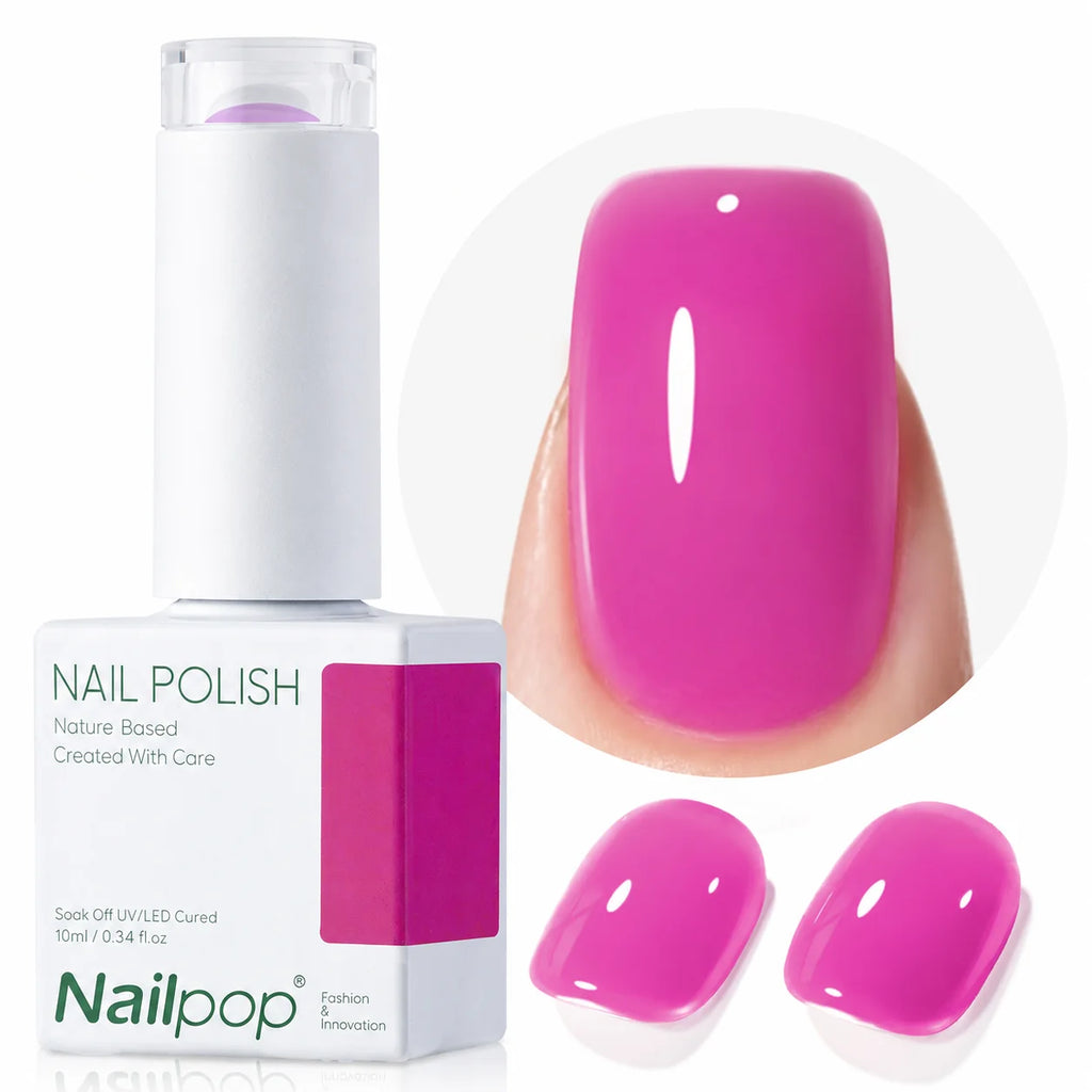 Nailpop Summer Dopamine Gel Polish 20 Colors 8 12 Builder Nail Art Qme B-009 10ml