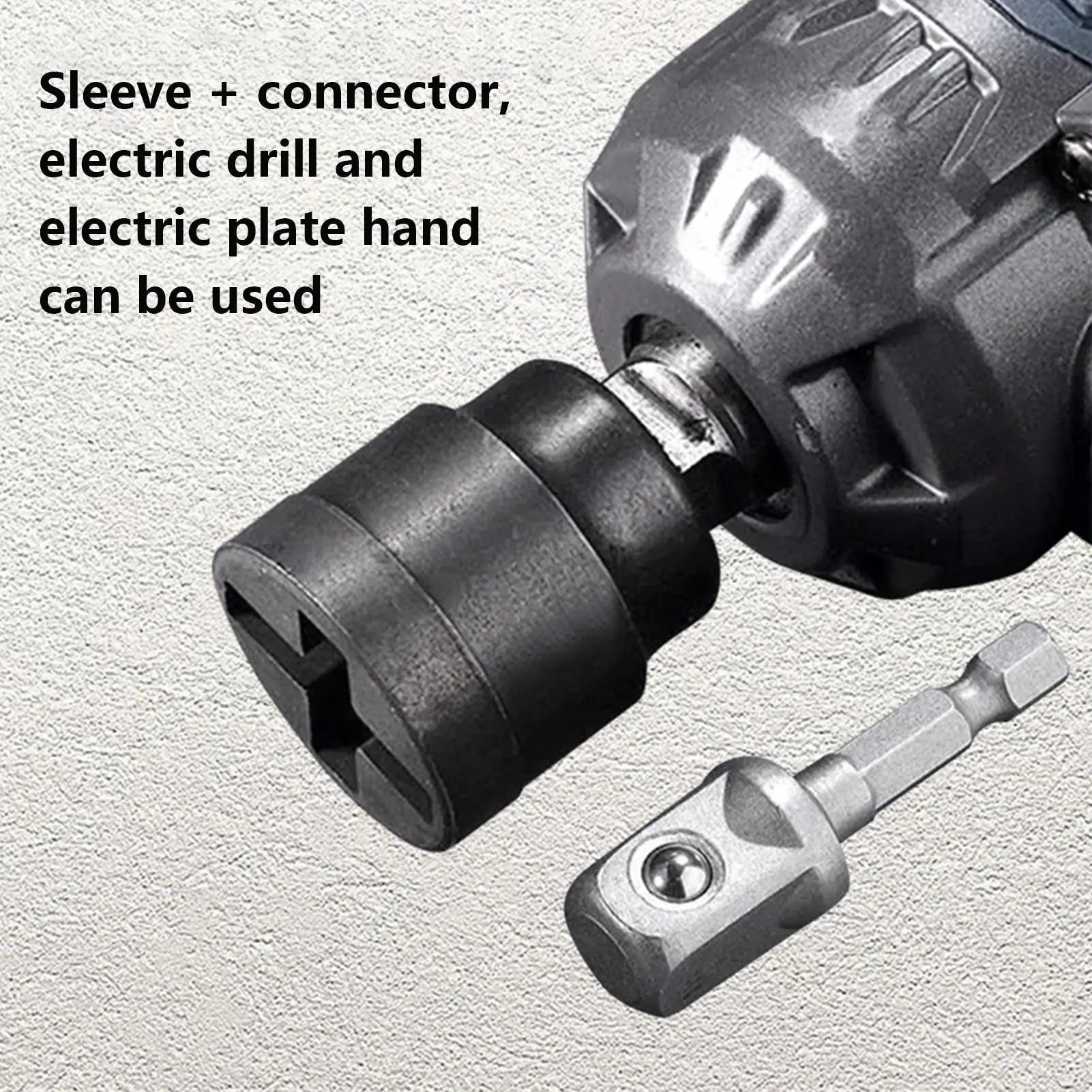 Jack Socket Drill Adapter Electric Drill Adapter Jack Socket Vehicle Maintenance Tools Lifting Equipment Heavy Duty for car Qme
