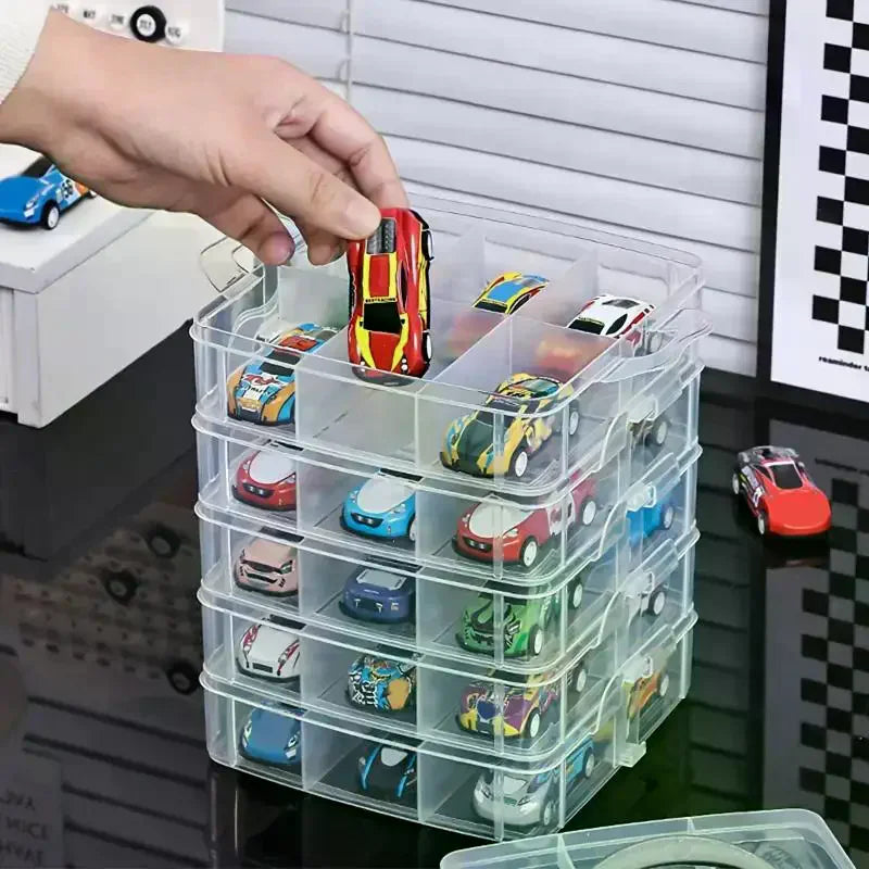 Transparent Minimalist Toy Storage Box Dustproof Moisture-proof Qme