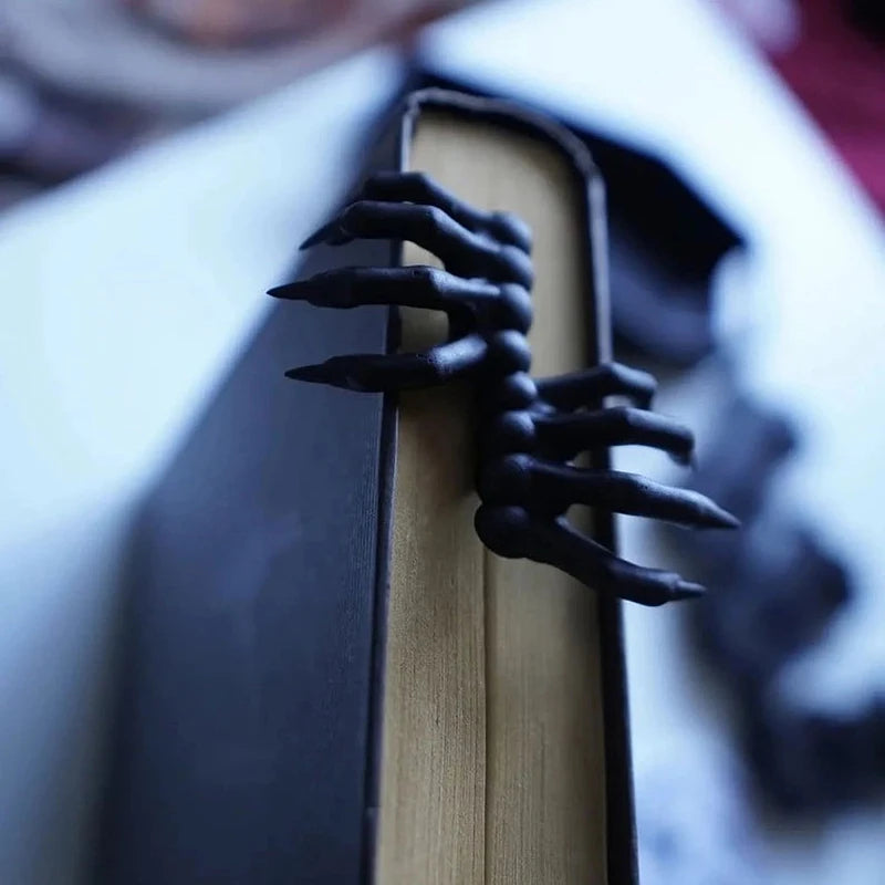 Devil's Hand Bookmark Corner Marker Reading Bookmarks Paw Halloween Qme