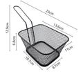 Fries Basket Portable Stainless Steel Chips Mini Frying Strainer Qme L3