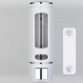 Liquid Soap Dispenser Wall Mounted Refillable Bathroom Kitchen Hotel Qme WHITE