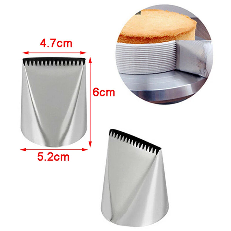 1Pc Extra Large Icing Piping Nozzles Cake Decorating Pastry Tip Sets Cake Tools. Qme Sliver 1pc