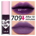 Waterproof Matte Lip Tint Long-lasting Glaze Sexy Plump Glow Oil Qme 709