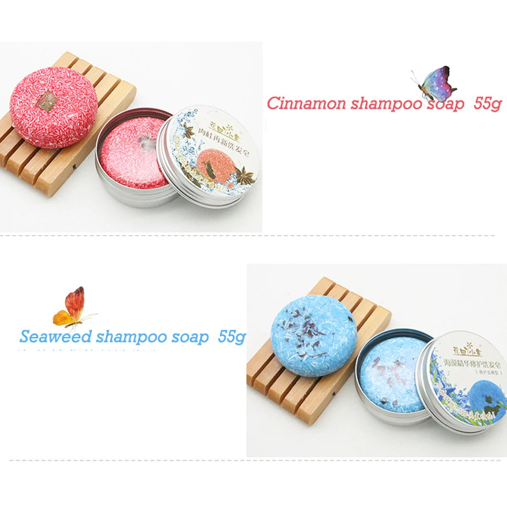 Ginger Shampoo Soap Ginger Hair Regrowth Shampoo Bar Anti-Hair Loss Natural Ginger Shampoo Soap For All Hair Types Qme