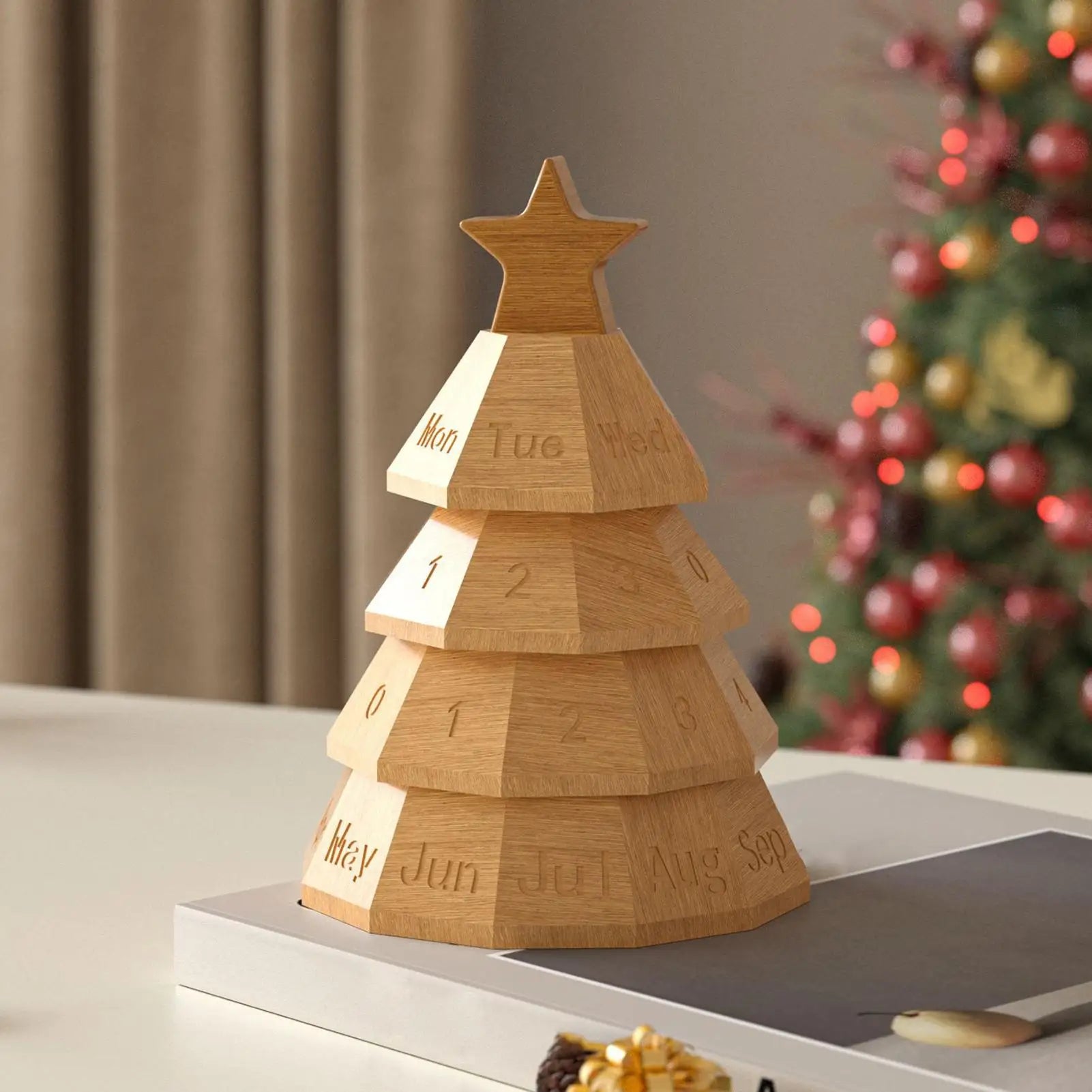 Silicone Crafting Mold Beginners Art Project Mould Stacking Christmas Tree Silicone Mold For Concrete Plaster Clay Children Qme