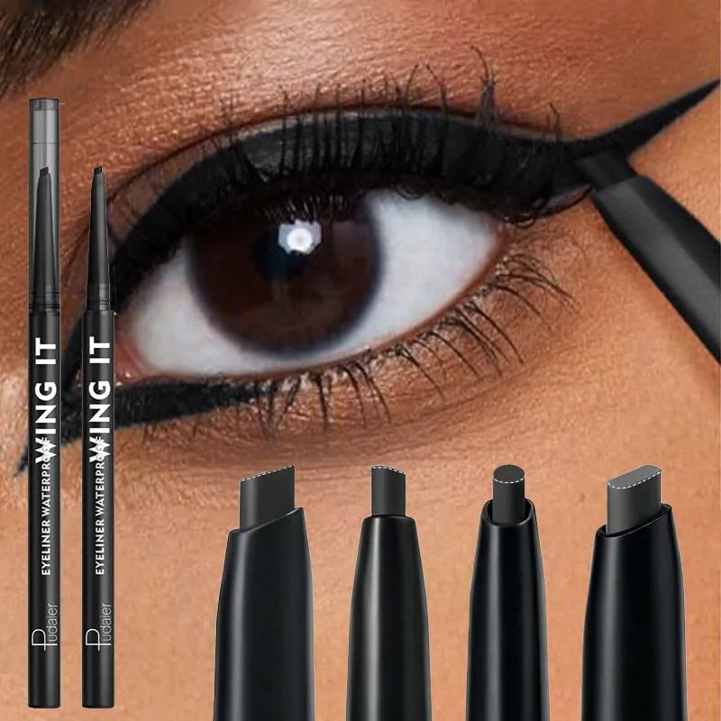 6 Matte Gel Eyeliner Pencils Waterproof Long Lasting Makeup Beginner Friendly Smooth Gel White Green Blue Brown Black Eyeliner Qme