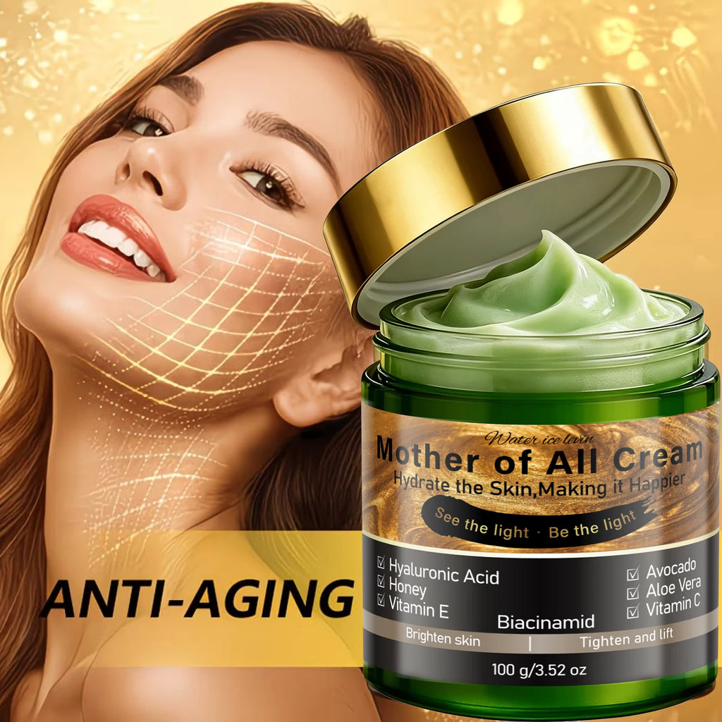 Hydrating Firming Brightening Face Cream Infused Honey Avocado Aloe Vera VC VE Niacinamide Daily Skin Lotion Qme