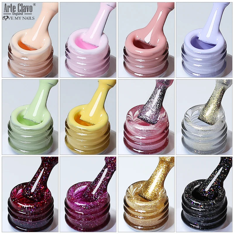 Arte Clavo Art Nails Varnish Base Coat Gel Nail Polish UV LED Lamp Qme