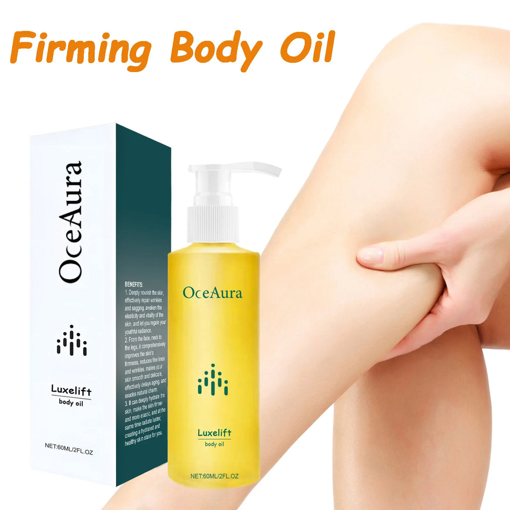 Body Firming Oil Moisturizing Lifting Improve Dry Rough Dullness Smooth Nourishing Brightening Tightening Massage Body Care Oil Qme