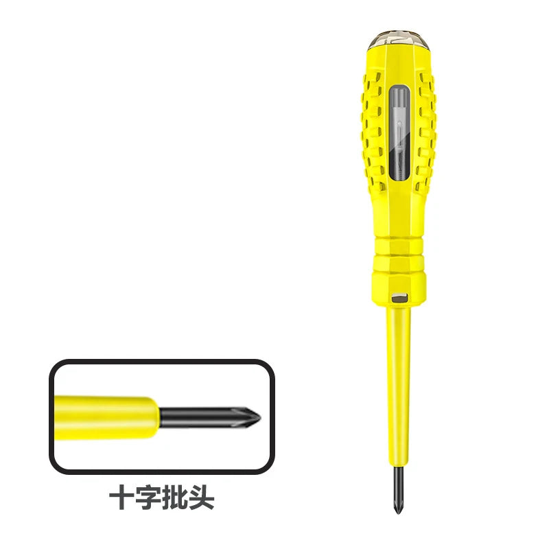 Digital Voltage Tester Pen AC Non-contact Induction Test Pencil Qme Yellow1