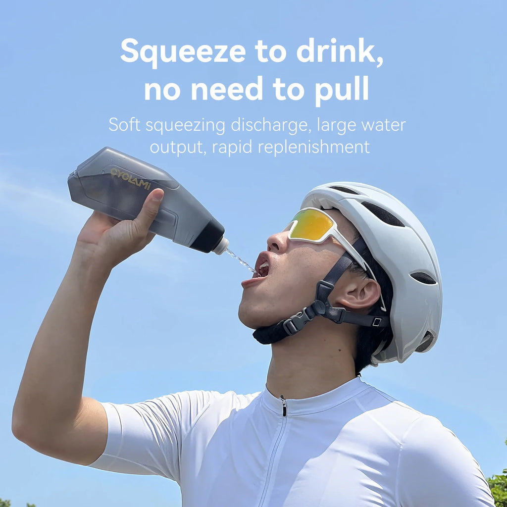 650ml Down Tube Riding Water Kettle Squeeze To Drink Design Outdoor Sports Water Bottle for Sports Outdoor MTB Road Cycling Qme