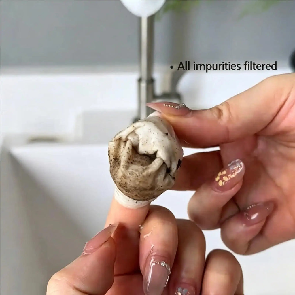 Faucet Filter Cotton Bag 20 Pieces Universal Splash-proof Replacements Kitchen Sink Faucet Filter Bag for Home RV Commercial Qme