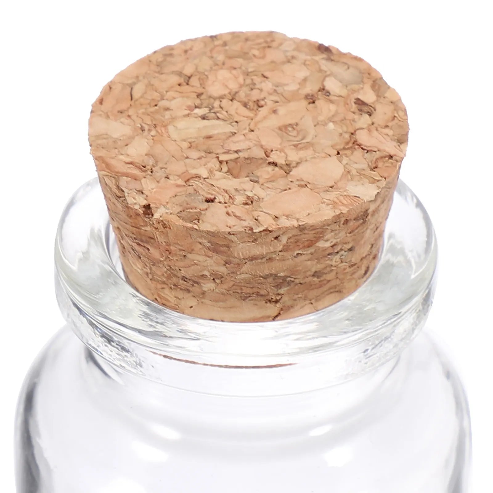 12Pcs Small Glass Bottles with Cork Lids Exquisite Craftsmanship Mini Jars for Dried Flowers Tea Candies Kitchen Storage Art Qme