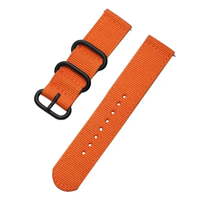 18mm 20mm 22mm 24mm Nylon Fabric Watch Bands Sport Strap For Samsung Galaxy Watch 3 Band Bands Amazfit GTR GTS Huawei GT2 Qme