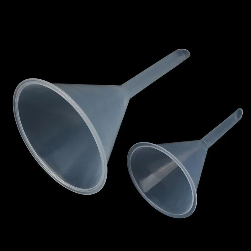 Mouth Dia Laboratory Clear White Plastic Filter Funnel Qme