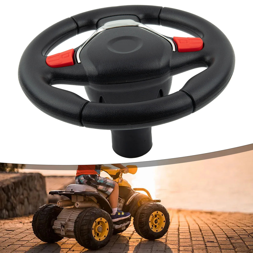 For Electric Car Steering Wheel 1pcs 1x Accessories For Children's Plastic/metal Practical S2388/S2588/S9088 Useful Qme