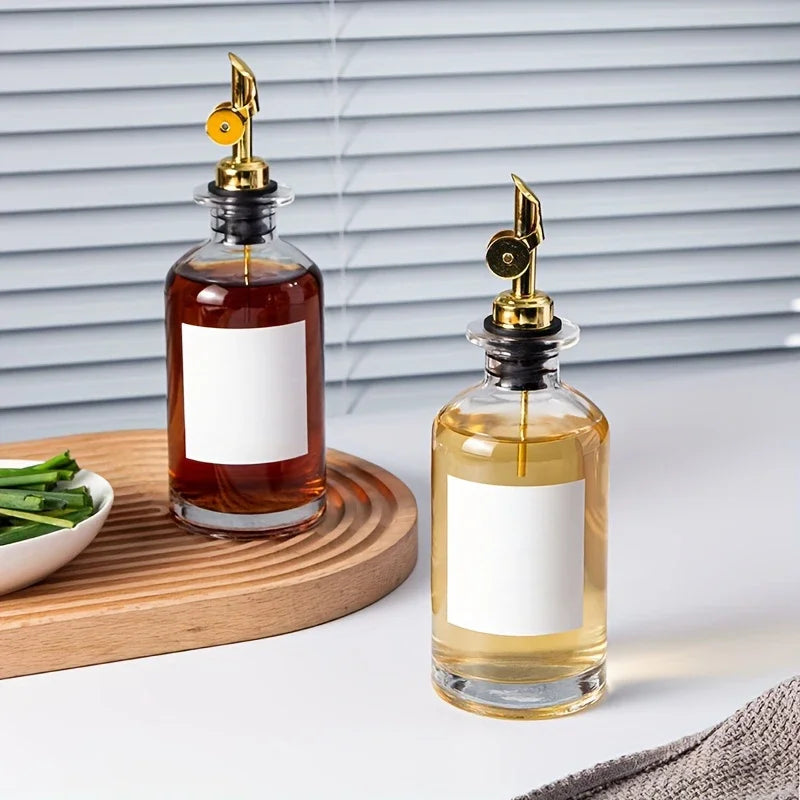 Glass Olive Oil Dispenser Bottle Seasoning Bottle Vinegar Bottle Condiment Container for Home Kitchen Stuff Kitchen Gadgets Qme