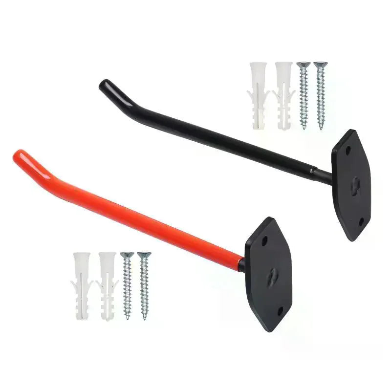 1PCS Heavy Duty Wall Mounted Tire Storage Hooks Set Steel 20-30kg Load Bearing Galvanized Rustproof Garage Garden Warehouse Qme