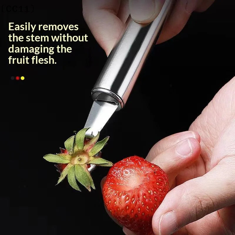 Tomato Strainer Remover Stainless Steel Removal Corer Strawberry Qme