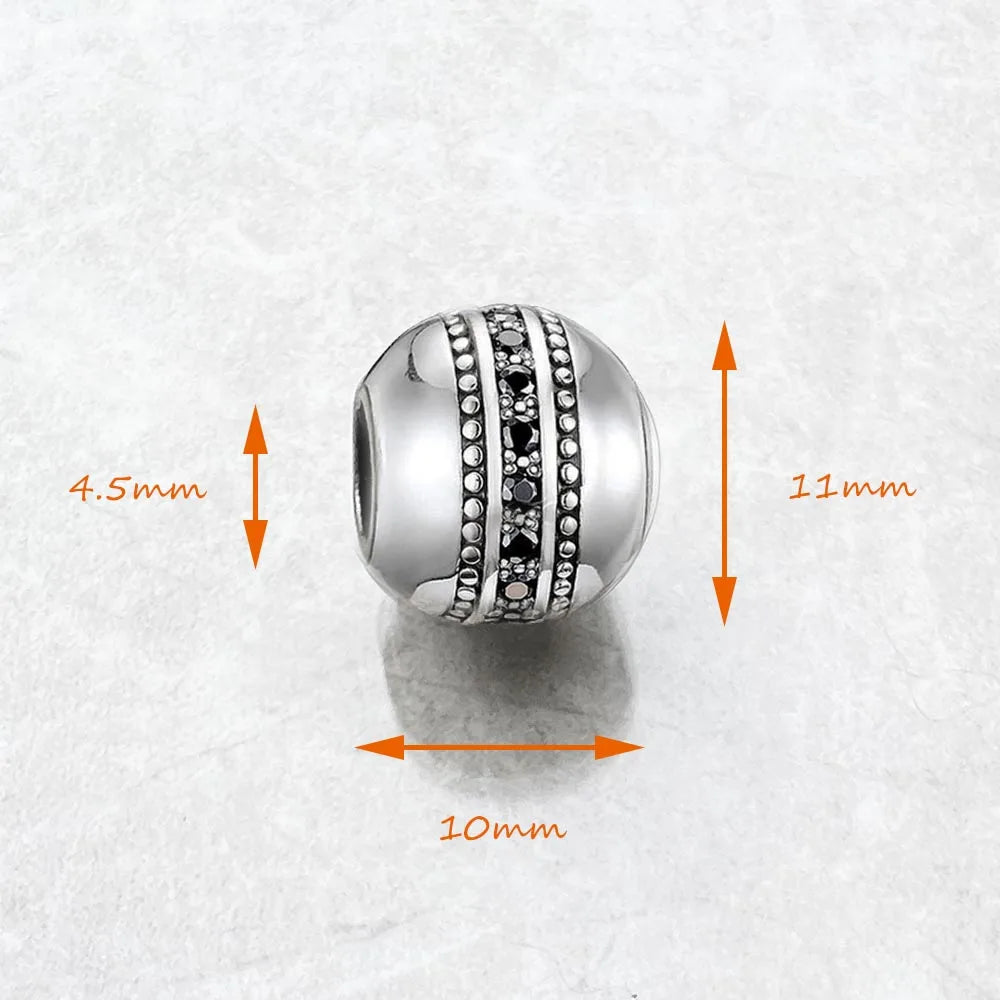 Beads Fast Lane 925 Sterling Silver Charm Karma European Jewelry Accessories Qme