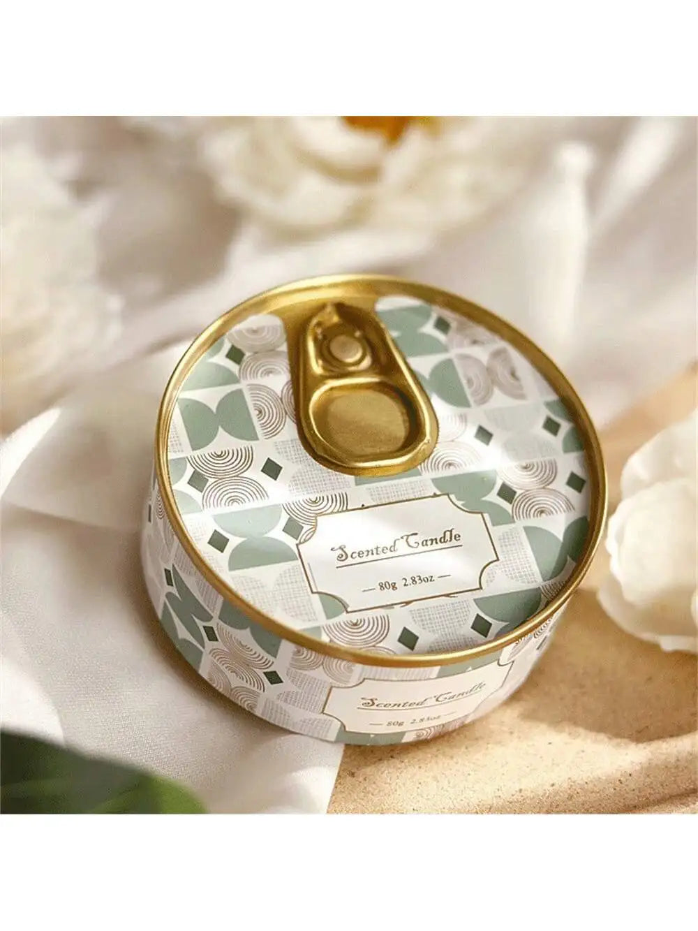 Aromatherapy Candle Wholesale Creative Retro Canned Interior Qme plum blossom